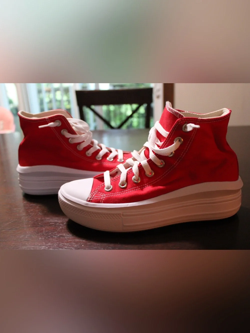 Converse Chuck Taylor All Star Move Platform Red Women size 8